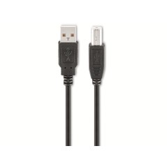 goobay USB-kabel 5m Sort