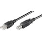 goobay USB-kabel 5m Sort goobay USB-kabel 5m Sort