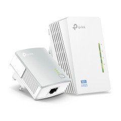 TP-Link TL-WPA4220KIT AV600 2-Port Wifi Powerline Adapter Starter Kit Bro 600Mbps Trådløs Kabling
