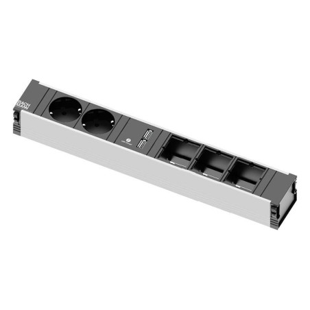 Bachmann CONI 2xSchuko 1xUSB 3xEmpty - Optimal Strømløsning til Moderne Arbejdspladser | Varenummer 912.0168