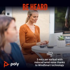 Poly Voyager 4320-M Trådløs Kabling Headset - Sort | Komfort, Kvalitet & Frihed