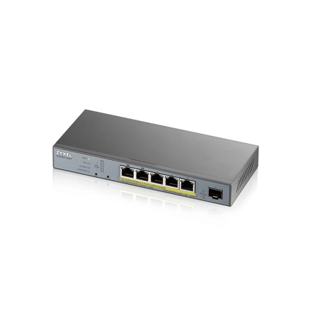 Køb Zyxel GS1350-6HP 6 Port Managed Switch - Høj Ydeevne & Pålidelig Netværksløsning (GS1350-6HP-EU0101F)