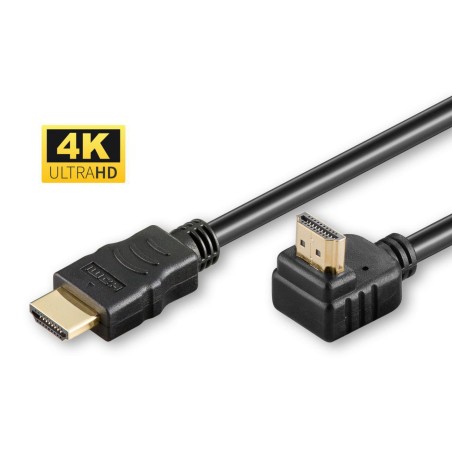 MicroConnect HDMI High Speed Kabel 1,5 m - HDM19191.5V1.4A90 - Ultimativ Billed- og Lydoplevelse