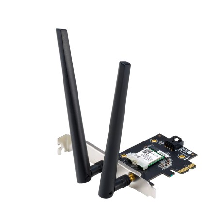 ASUS PCE-AXE5400 Netværksadapter - Hurtig PCI Express x1 2402Mbps for Optimal Gaming og Streaming!