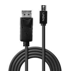 Lindy Mini DP to DP Cable, Black, 5m