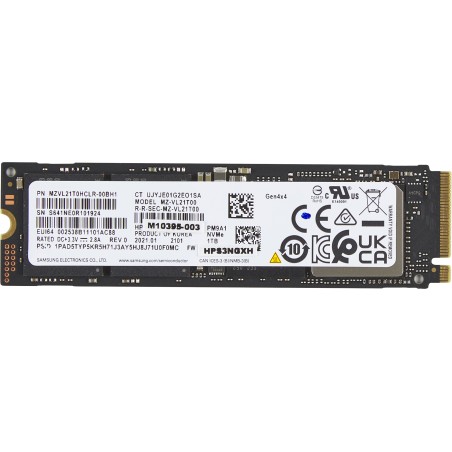 HP 1TB PCIe-4x4 NVMe M2 SSD PCI (5R8Y0AA) - Superhurtig Lagring til Din PC