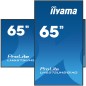iiyama 65" 3840x2160, UHD IPS panel, iiyama 65" 3840x2160, UHD IPS panel,