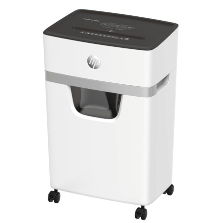 HP Aktenvernichter OneShred 10MC - Effektiv, sikker og stille papirkøbshandler til dit kontor | Varenummer: 4030152028047