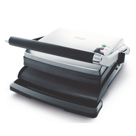Sage The Adjusta Grill 2200W - Børstet Rustfrit Stål til Perfekte Grilloplevelser!
