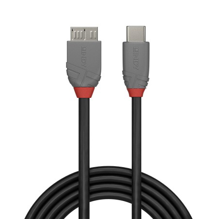 Lindy 2m USB 3.2 Type C to Micro-B