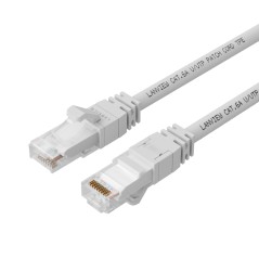 Lanview SmartClick network cable - 30 m - white - Hvid - 30m