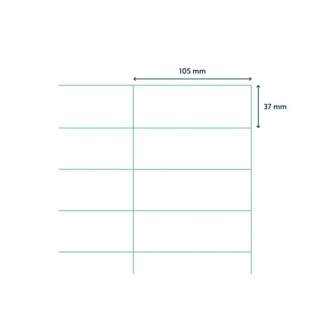 Capture A4 label 105x37 mm. 16 labels