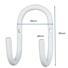 Vivolink Wall Cable Organizer white - Effektiv Kabelstyring - VLCBLHOOK