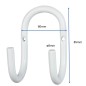 Vivolink Wall Cable Organizer white
