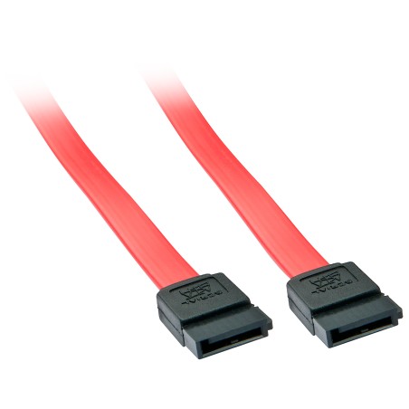 Lindy Int SATA III Cable Rød 0.7m - Højhastighedskabel - P/N: 33325