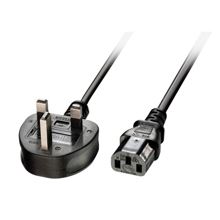 Lindy 3m UK 3 Pin to C13 Mains