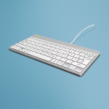 R-Go Tools Compact Break Ergonomic Tastatur - Ergonomisk Kompakthed og Komfort | RGOCOUKWDWHT