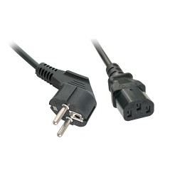 Lindy 2M Schuko Angled To C13 Mains Cable - High-Quality Power Connection (30335)
