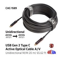 "Club3D USB Gen 2 Type C Active (CAC-1589) - Kraftfuld og Hurtig Forbindelse"
