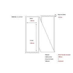 Capture Ship-label 100 x 150mm,
