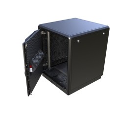 Køb Lanview 19" 16U Rack Cabinet 750 x | Robust og Effektivt - RDLAK16U751BL