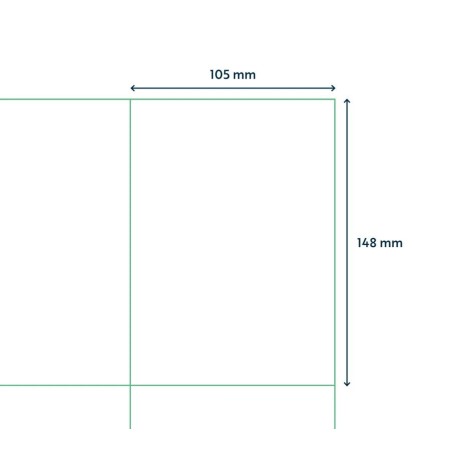 Capture A4 label 105x148 mm. 4 labels