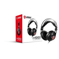 MSI H991 Full Size Headset - Komfort, Clear Sound og Premium Kvalitet