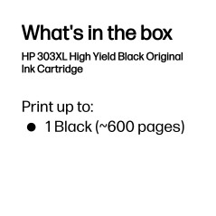 HP 303Xl High Yield Black