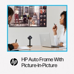 HP Presence See 4K AI Camera - Ultra HD, Intelligent, og Effektiv - Varenummer 4V975AA