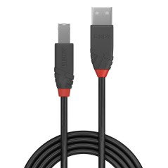 Lindy 05M USB 2.0 Type A til B Kabel - 36671 | Hurtig og Pålidelig Dataoverførsel