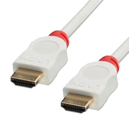 Lindy HDMI High Speed Cable White - Højhastighedskabel til krystalklar billede- og lydoverførsel (Varenr. 41411)