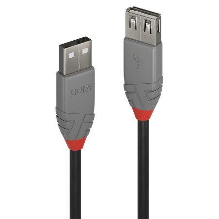 Lindy 2M USB 2.0 Type A Forlængerkabel - Varenummer 36703 - Robust og pålidelig tilslutning
