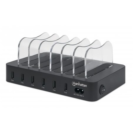 Effektiv Manhattan Charging Station 6X Usb-A - Hurtig Opladning & Høj Kvalitet | 102254