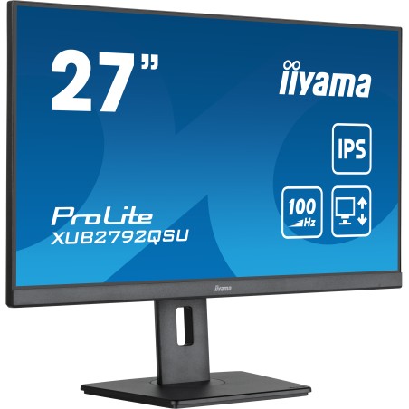Køb iiyama 27" ETE IPS-Panel – XUB2792QSU-B6 – Skarp Billedkvalitet og Ultimativ Brugerglæde