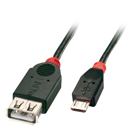 Lindy USB 2.0 Cable Micro-B to A – Høj Kvalitet – Produktnummer 31935
