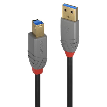 Lindy 2M USB 3.2 Type A til B Kabel - Høj Kvalitet og Pålidelig Ydeevne (Varenummer: 36742)