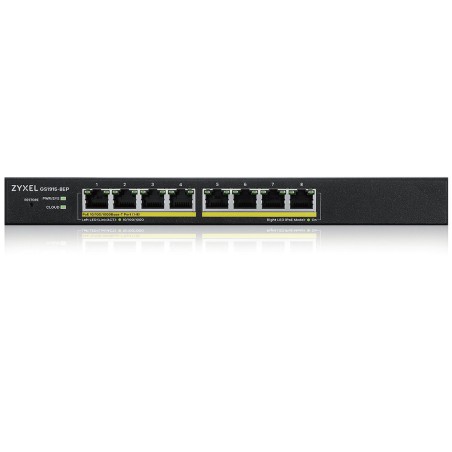 Køb Zyxel GS1915-8EP 8-port GbE PoE – Effektiv og Pålidelig Netværksløsning - Varenummer: GS1915-8EP-EU0101F