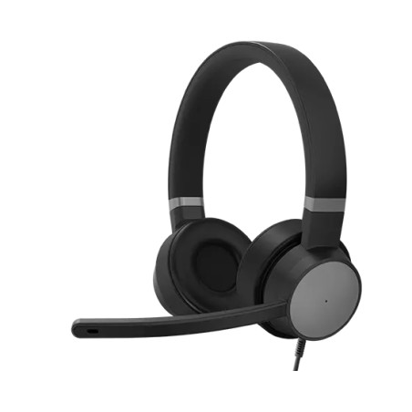 Lenovo Go Wired ANC Headset 4XD1C99223 - Fremragende lydkvalitet og aktiv støjreduktion