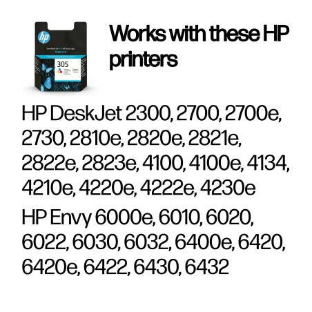HP 305 Tri-Color Original Ink