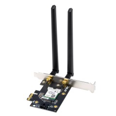 ASUS PCE-AXE5400 Internal WLAN - Hurtig og Stabil Trådløs Forbindelse (Varenummer: 90IG07I0-ME0B10)