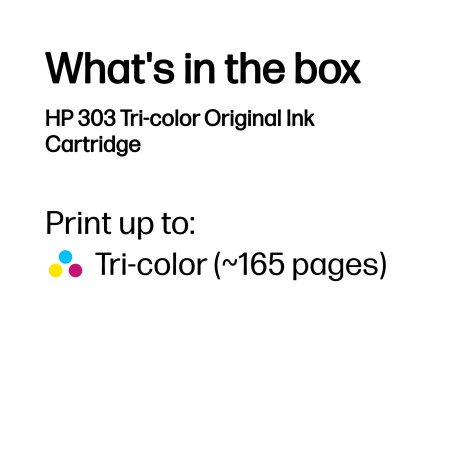 HP 303 Tri-Color Original Ink