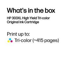 HP 303Xl High Yield Tri-Color