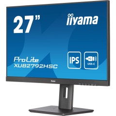 iiyama 27" ETE IPS-panel - 1920x1080 Full HD Monitor (XUB2792HSC-B5) - Perfekt til Professionel Brug og Gaming
