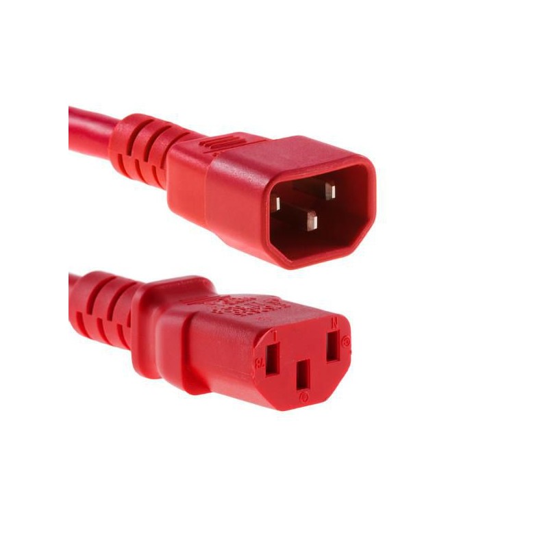 MicroConnect Power Cord C13 - C14 3m Red MicroConnect Power Cord C13 - C14 3m Red
