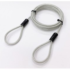 MicroConnect 2 Loop Locking Wire 45mm 2m - Sikker og Holdbar Kabellås