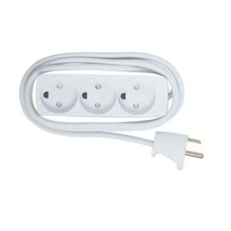 MicroConnect 3-way Danish Power Strip 5m - Sikker og robust strømfordeler (GRU035WDK)