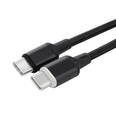 MicroConnect USB-C Magnet Cable, 1m, Black