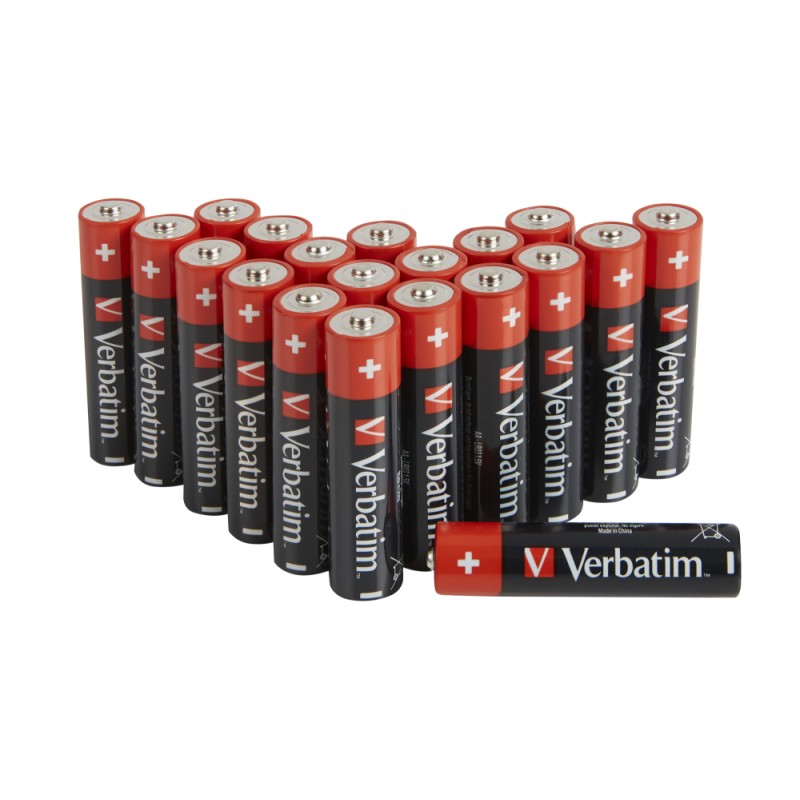 Verbatim ALKALINE BATTERY AA 20 PACK Verbatim ALKALINE BATTERY AA 20 PACK