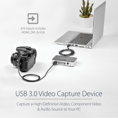 Kraftfuld og Effektiv StarTech.com USB 3.0 HD Capture Device USB3HDCAP til Videooptagelse i Høj Kvalitet