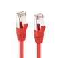 MicroConnect F/UTP CAT6 1m Red LSZH